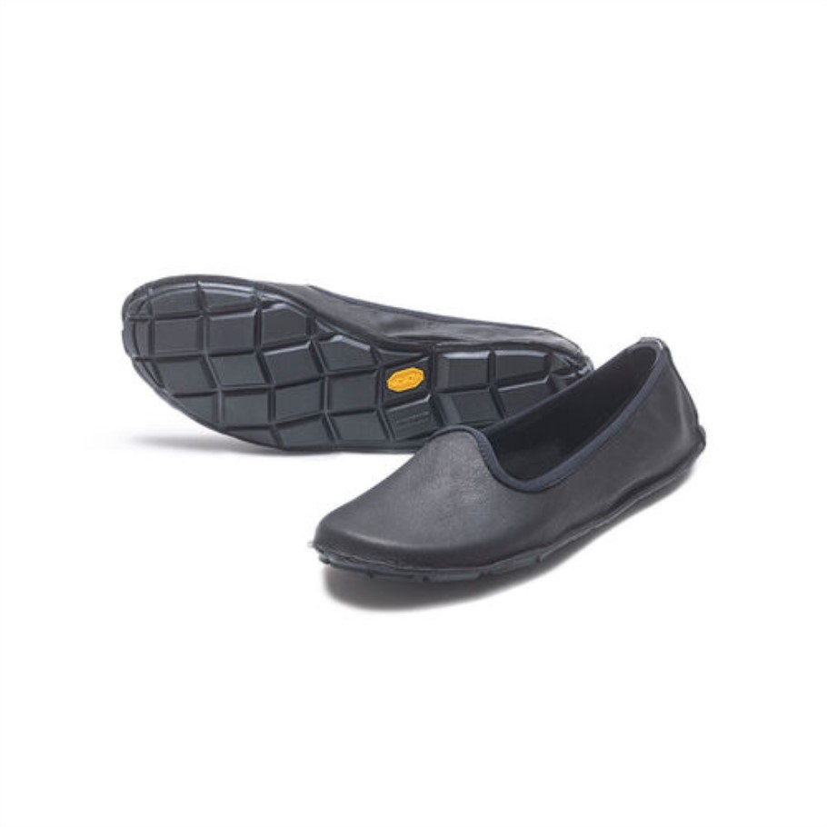 One Quarter Leather Black Vibram